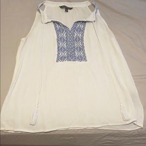Super cute shear top! No stains and barely worn!